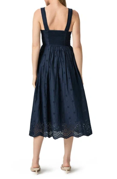 Paige Riesling A-line Dress In Blue