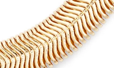 Nordstrom Jumbo Oval Herringbone Chain Necklace In Gold