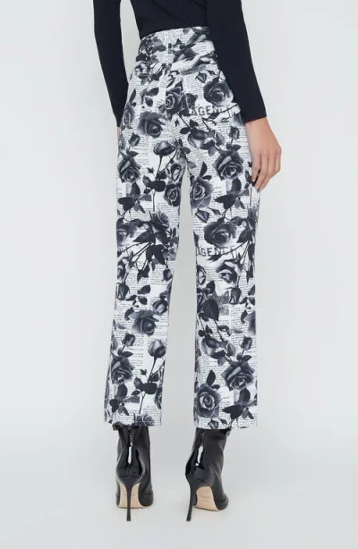 L Agence June Cropped Stovepipe Jean In Multi
