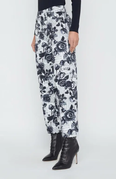 L Agence June Cropped Stovepipe Jean In Multi