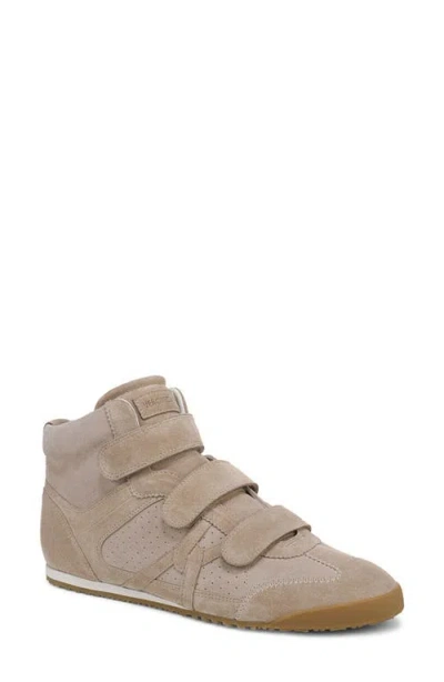 Veronica Beard Nima High-top Velcro Sneaker In Brown