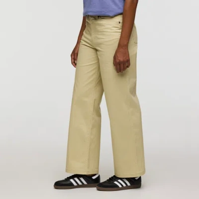 Cotopaxi Ambato Wide Leg Everyday Pant In Yellow