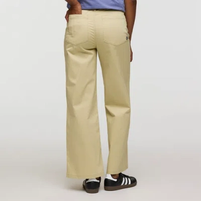 Cotopaxi Ambato Wide Leg Everyday Pant In Yellow