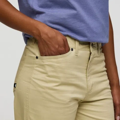 Cotopaxi Ambato Wide Leg Everyday Pant In Yellow