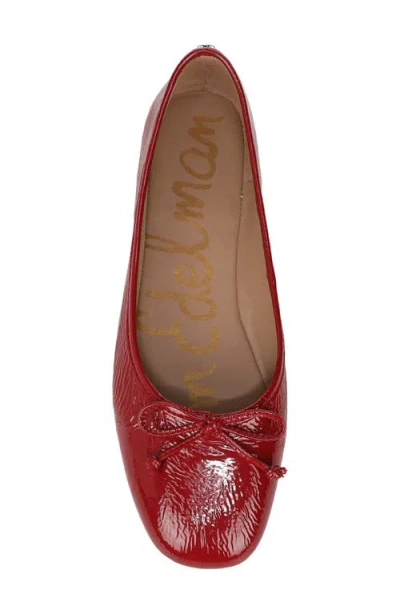 Sam Edelman Alie Ballet Flat In Red