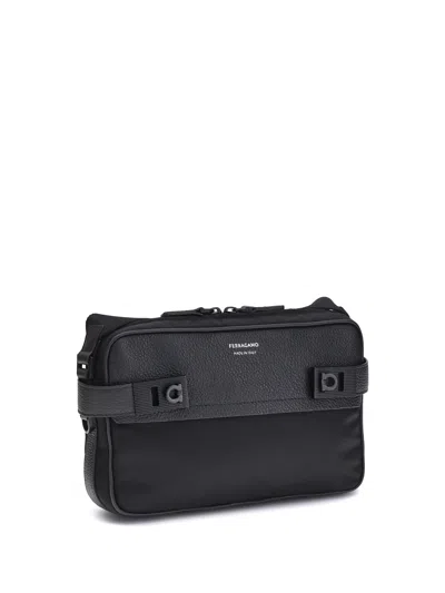 Ferragamo Functional Buckle Shoulder Bag With Custom Strap