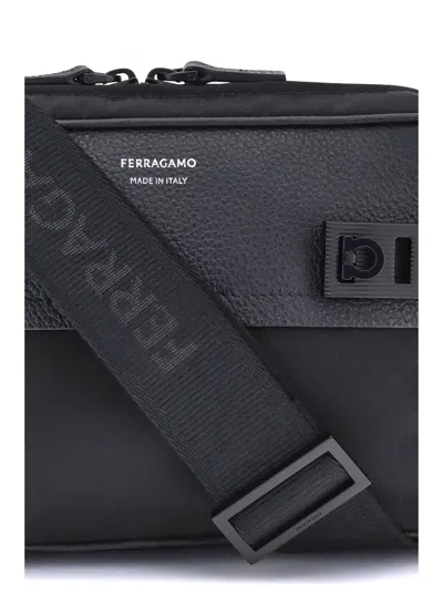 Ferragamo Functional Buckle Shoulder Bag With Custom Strap
