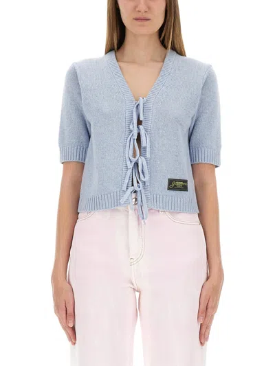 Ganni Women Cardigan With Bows