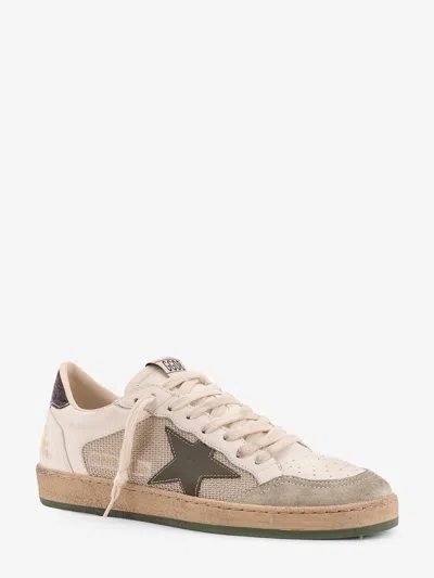 Golden Goose Deluxe Brand Men Ball Star Double Quarter Low-top Leather Sneakers With Used Effect