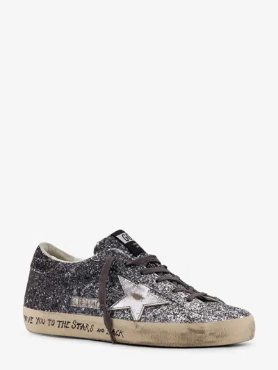 Golden Goose Deluxe Brand Women Super-star Classic With List Low-top Sneakers With Sequins In Multi