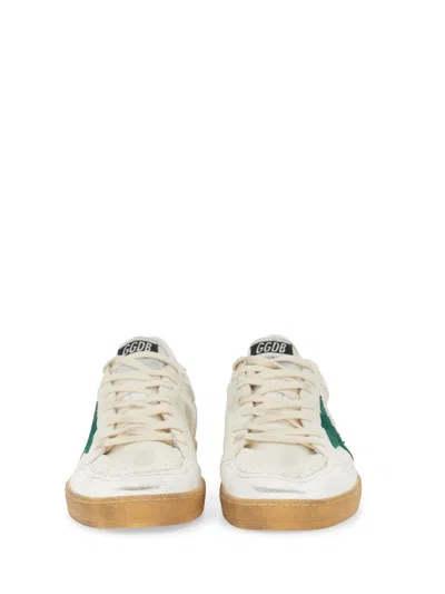 Golden Goose Leather Low Top Sneakers With Distressed Effect