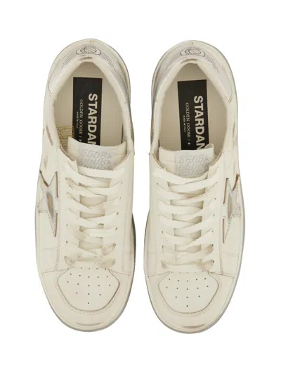 Golden Goose Women Stardan Leather Sneakers In White