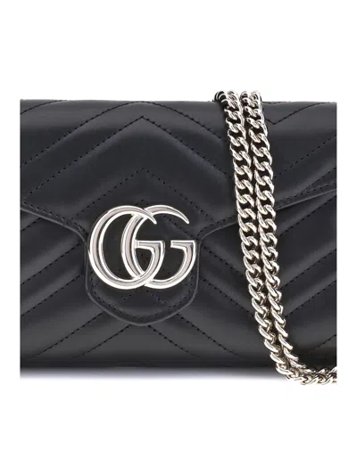 Gucci Women Gg Marmont Wallet With Chain