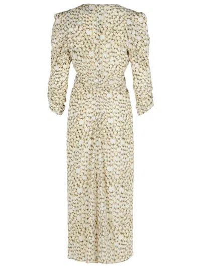 Isabel Marant 'albini' 'ecru' Silk Dress