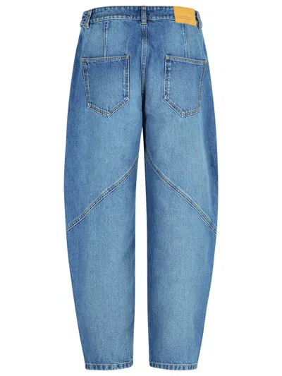 Isabel Marant Catarina' Blue Cotton Jeans Women