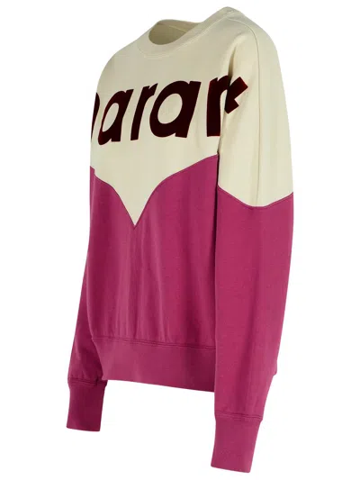 Isabel Marant Étoile Isabel Marant Etoile 'houston' Sweatshirt In A Grape-and-eye Cotton Blend Women