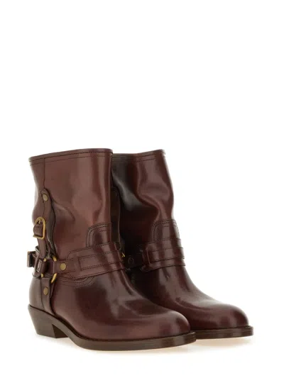 Isabel Marant Round Toe Ankle Boots