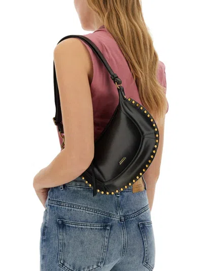 Isabel Marant Oskan Moon Shoulder Bag In Black