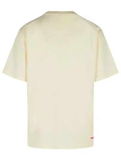 Jw Anderson Off-white Cotton T-shirt In White