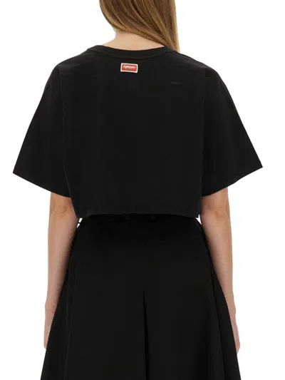 Kenzo Women Cropped T-shirt "futura"