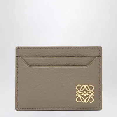 Loewe Anagram Plain Cardholder In Pebble Grained Calfskin