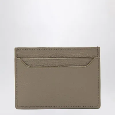 Loewe Anagram Plain Cardholder In Pebble Grained Calfskin