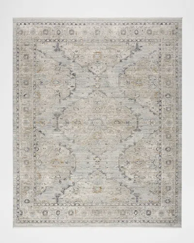 Nourison Lynx Light Blue Power-loomed Rug, 12' X 15'
