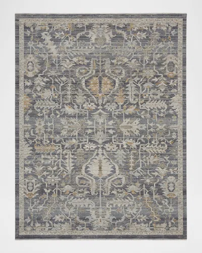 Nourison Lynx Navy Power-loomed Rug, 9' X 12'