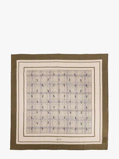 Loro Piana Men Boteh Cashmere And Silk Foulard In Multi