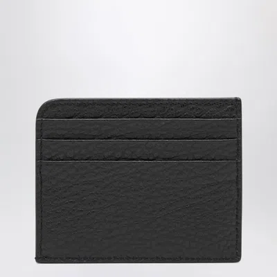 Maison Margiela Black Four Stitches Card Holder Men In Black