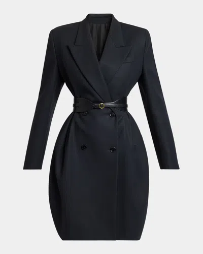 Alaïa Double-breasted Tailored Cropped Coat