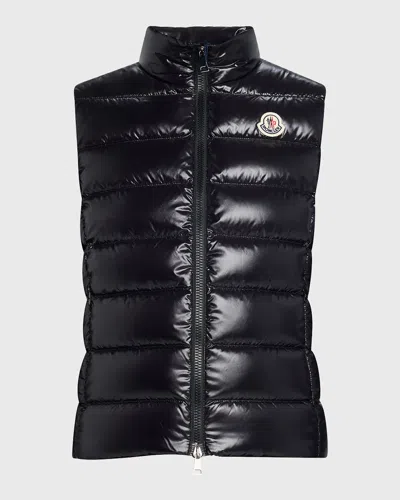 Moncler Ghany Shiny Quilted Puffer Vest