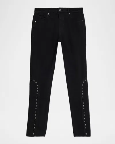 Rta Men's Enzo Skinny Five-pocket Pants In Black