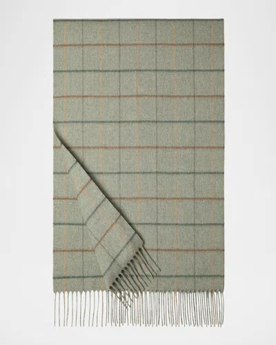 Loro Piana Belt Check-print Cashmere Scarf