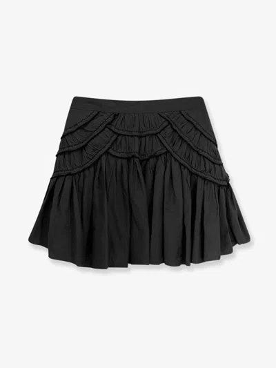 Isabel Marant Étoile Marant Etoile Women Ceola Cotton Blend Miniskirt In Black