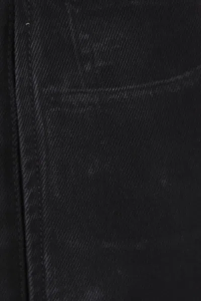 Alexander Mcqueen Creased Straight-leg Trousers In Black