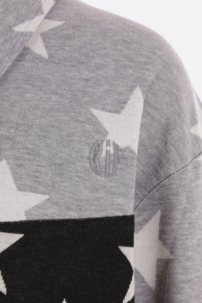 Reward If Found Star-print Polo Top