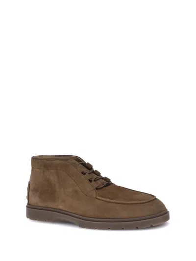 Tod's Suede Leather Ankle Boots
