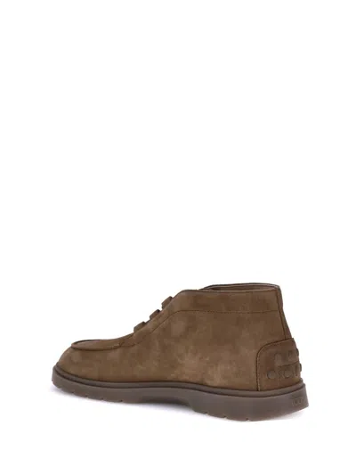 Tod's Suede Leather Ankle Boots