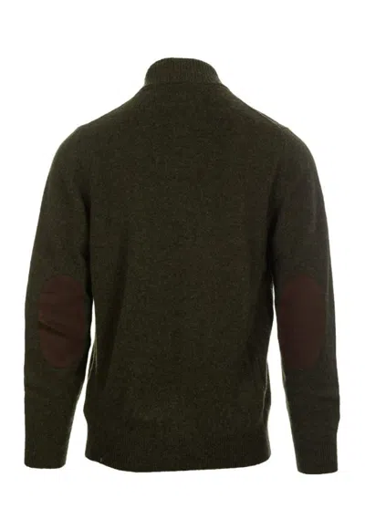 Barbour Essential Patch Zip Through In Black