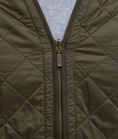 Barbour 'polarquilt' Green Polyamide Vest In Green