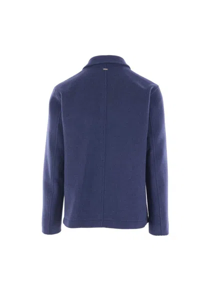 Herno Coats In Blue