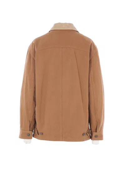 Isabel Marant Long Sleeve Casual Jacket In Brown