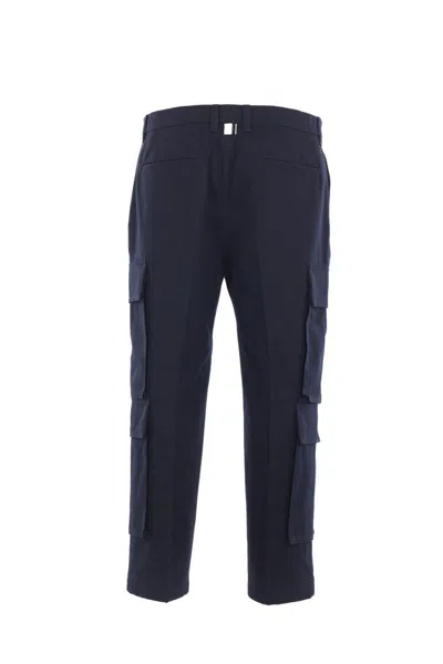 Thom Browne Multi-pocket Cotton Trousers In Black