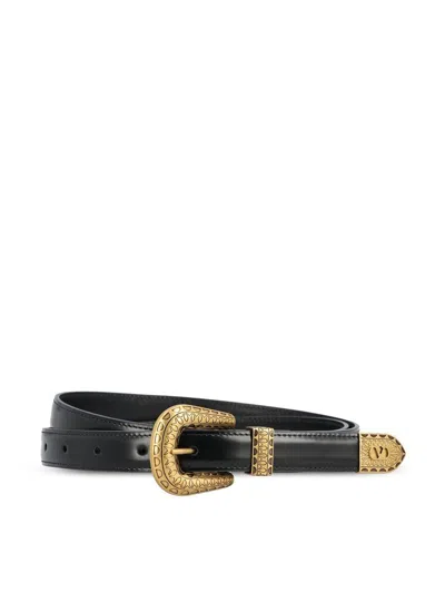Valentino Garavani Belts In Black