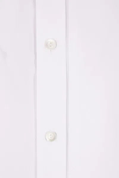 Gucci Women Cotton Poplin With Embroidery Shirt In White
