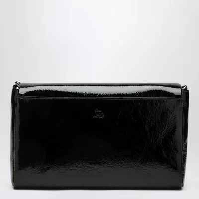 Christian Louboutin Loubi54 Black Patent Leather Clutch Bag Women In Black