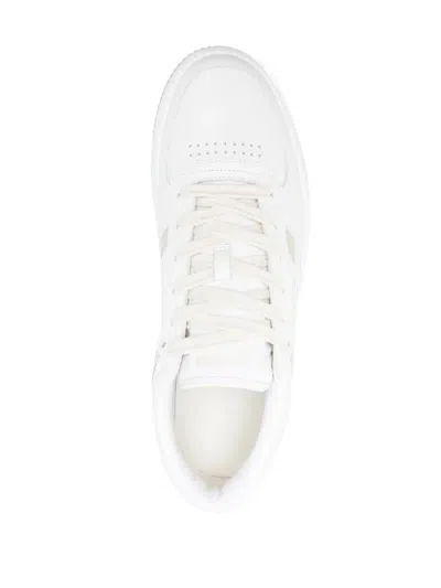 Givenchy G Move White Low Top Sneakers With Logo Detail On The Side In Leather Man