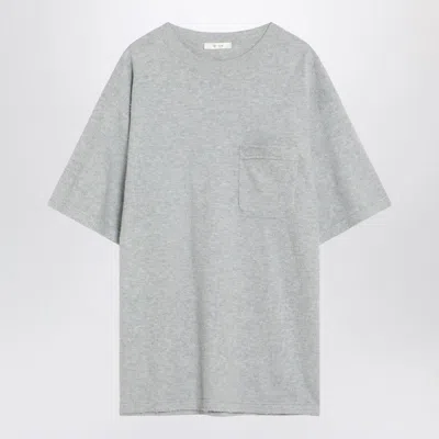 The Row Light Kaddy T-shirt In Brushed In Gray
