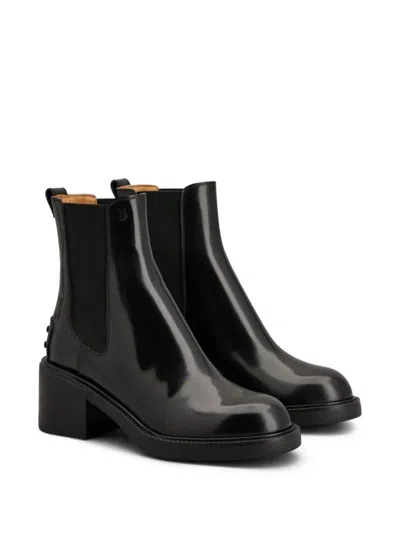 Tod's Leather Chelsea Boots Shoes